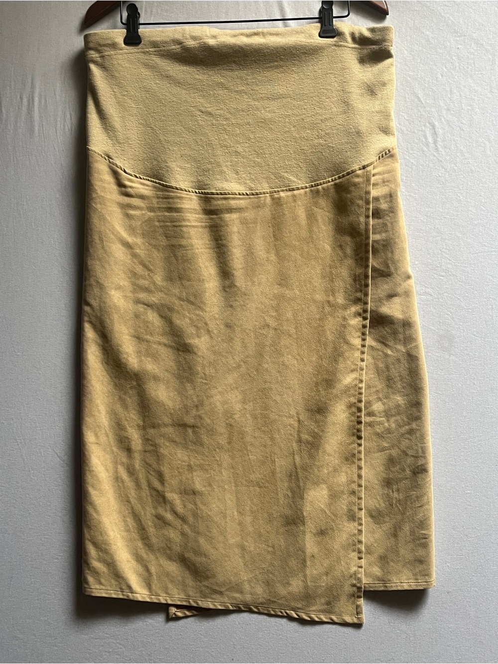 Daniel Boudon Formes Paris Suede A-Line Midi Skirt 38 / 6